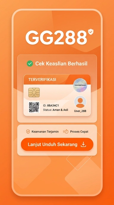 Tampilan kanal resmi gg288